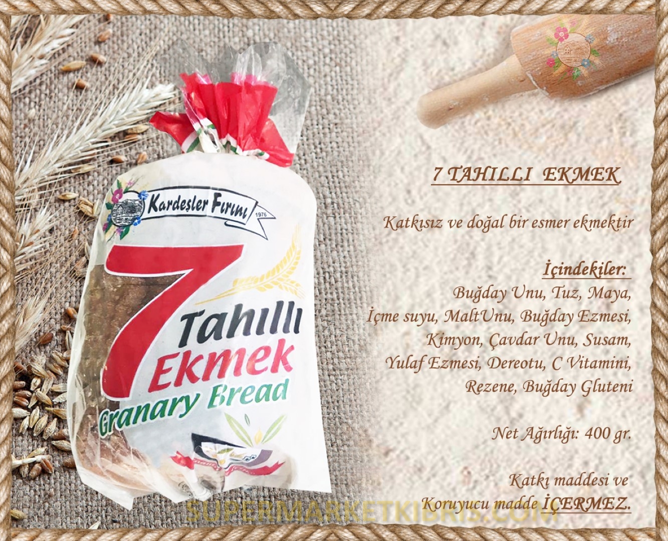 KARDEŞLER 7 TAHILLI EKMEK