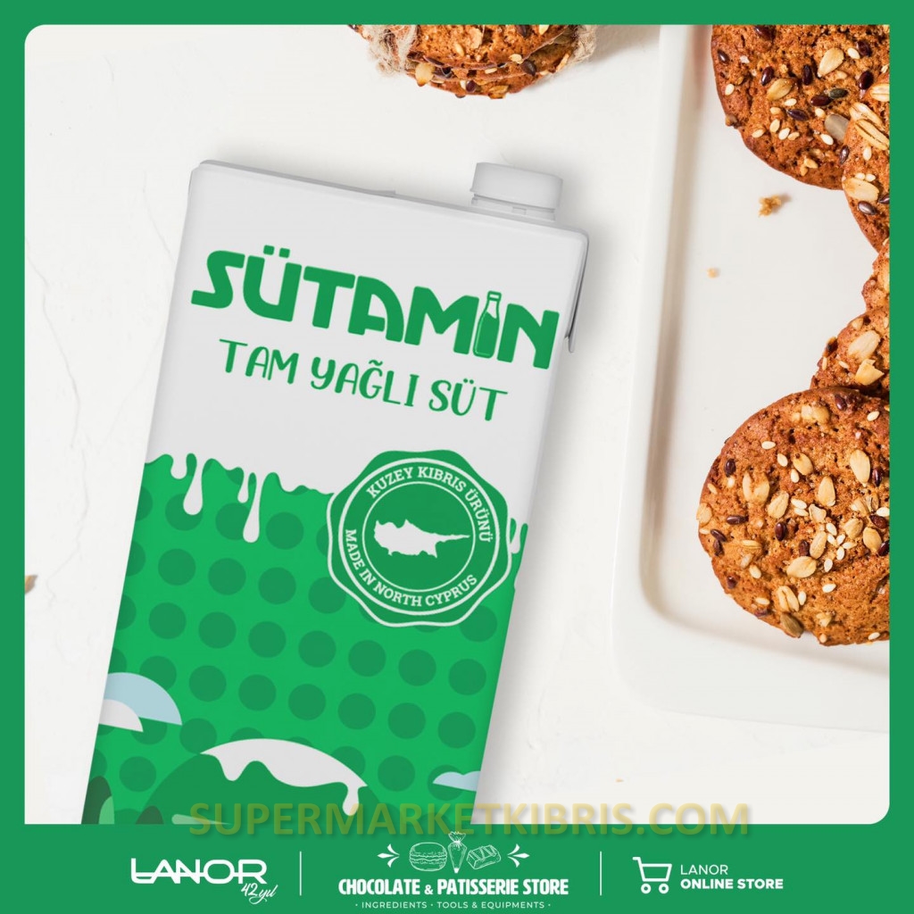 SUTAMİN TAM YAGLI SÜT 1L