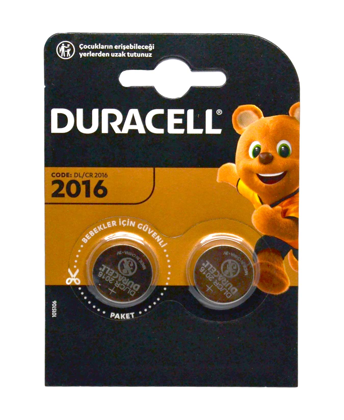DURACELL ÖZEL DÜĞME PİL 2016 2 LI 3V