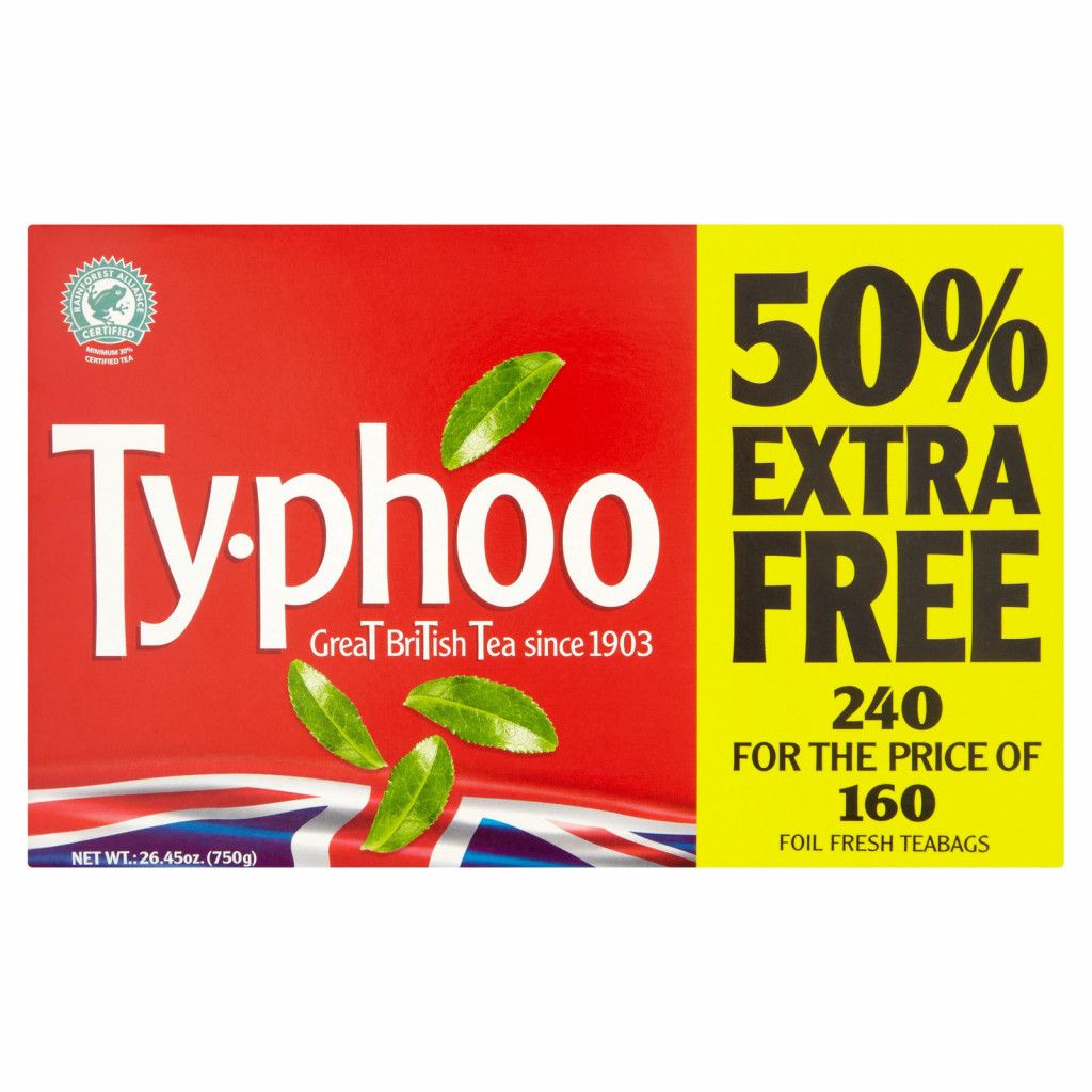 TYPHOO 160+80 TEA BAGS
