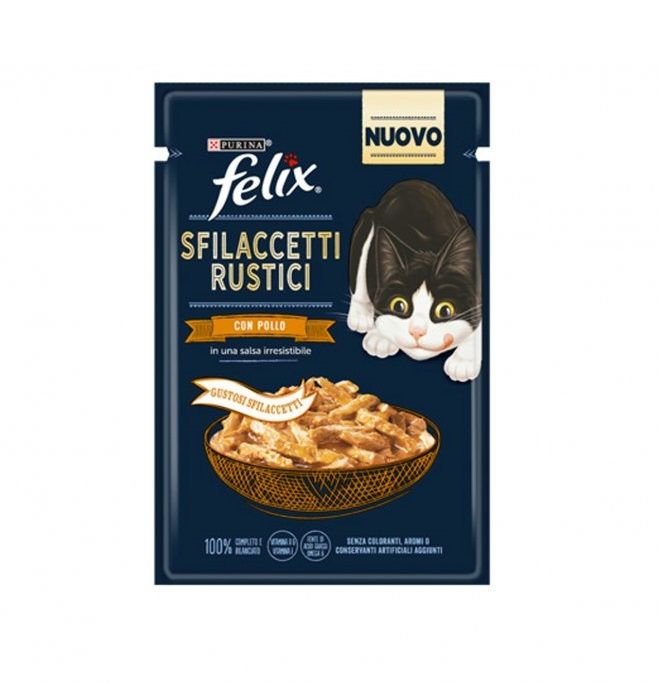 FELIX TASTY SHREDS CHICKEN 80G