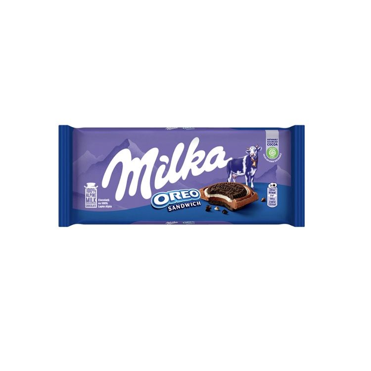 MILKA TABLET OREO SANDWICH 92GR