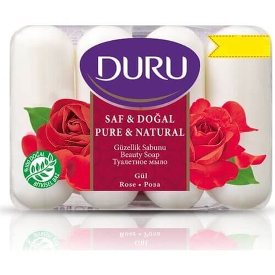 DURU KALIP SABUN 4X70G SAF GUL
