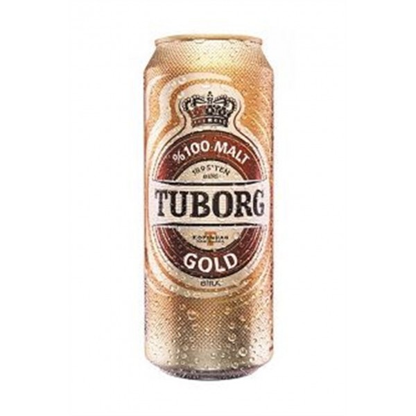 TUBORG GOLD %100 MALT 50CL TENEKE