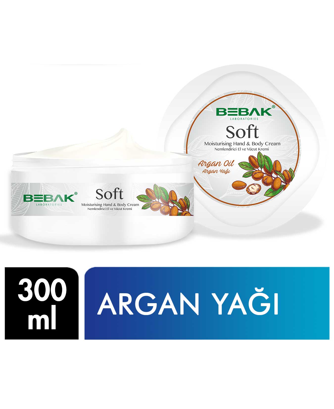 BEBAK NEM.EL&VUCUT KREMI ARGAN 300ML