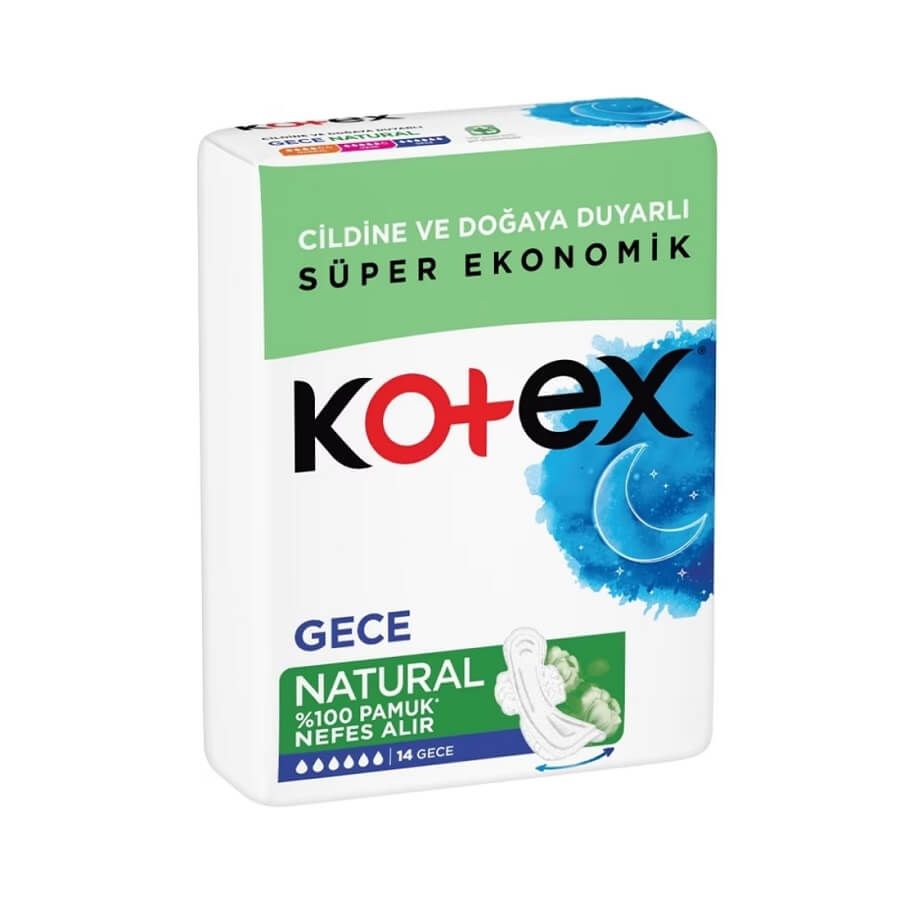KOTEX NATURAL QUADRO GECE