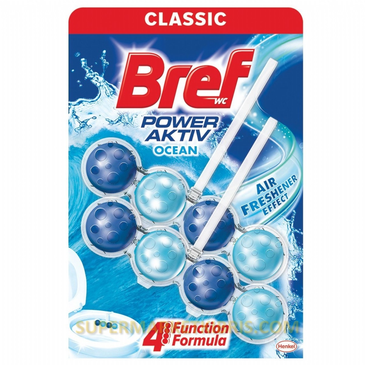 BREF POWER AKTİV WC TEMİZLEYİCİ BLOK OKYANUS 2 Lİ