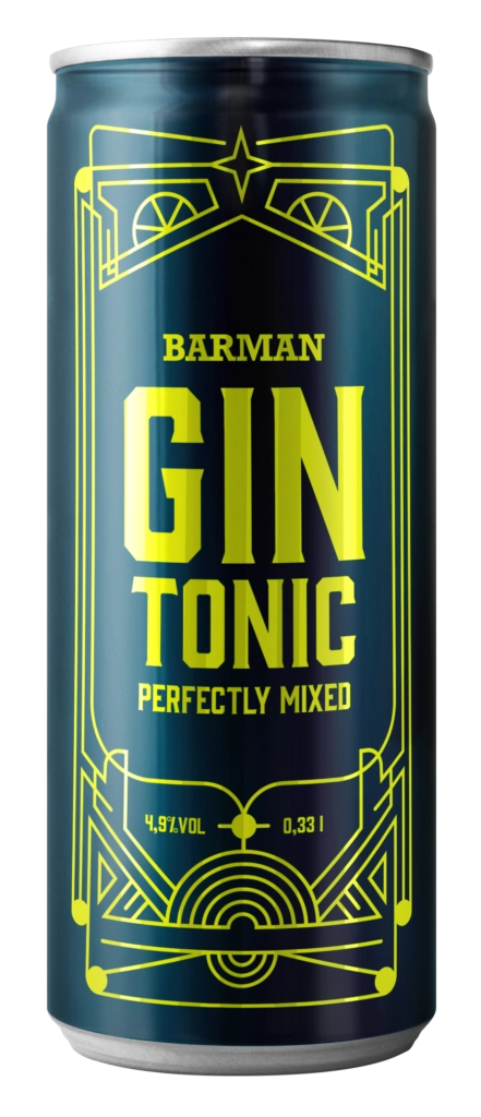 BARMAN GIN TONIC 33CL