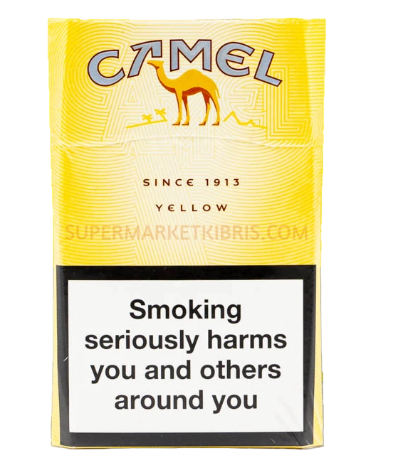 CAMEL FILTERS BOX YELLOW