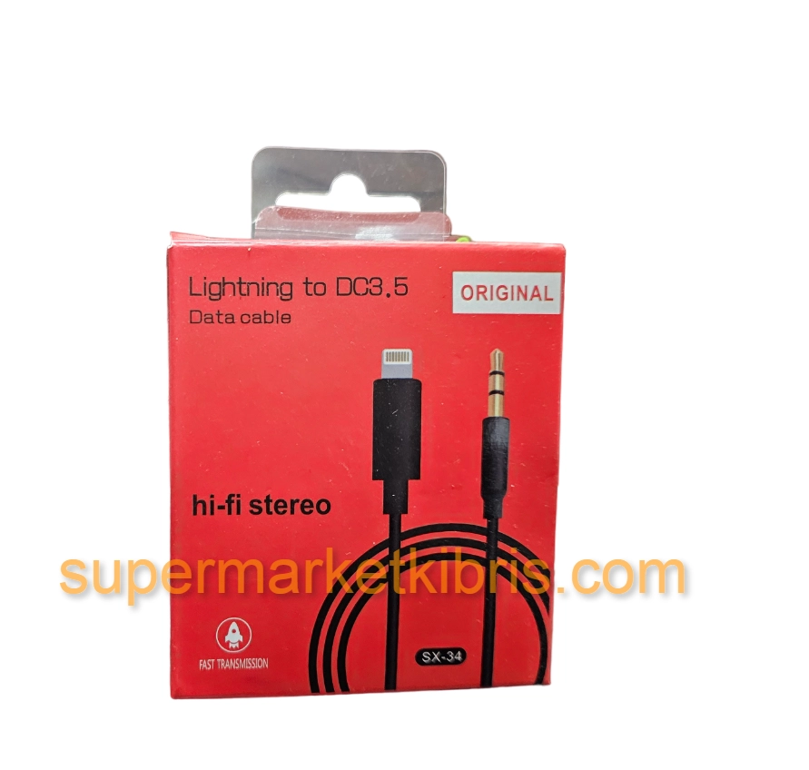 IPHONE AUX LIGHTINING CABLE 3.5