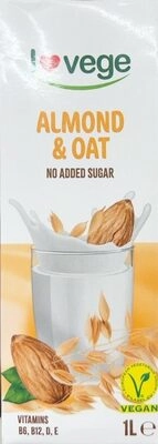 LOVEGE ALMOND OAT NO SUGAR 1LT