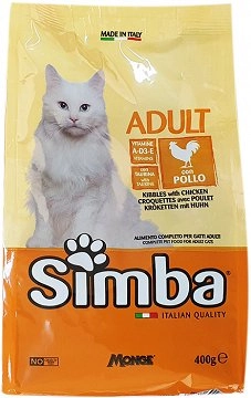 SIMBA CAT CROQUETTE WITH CHIC. 400GR