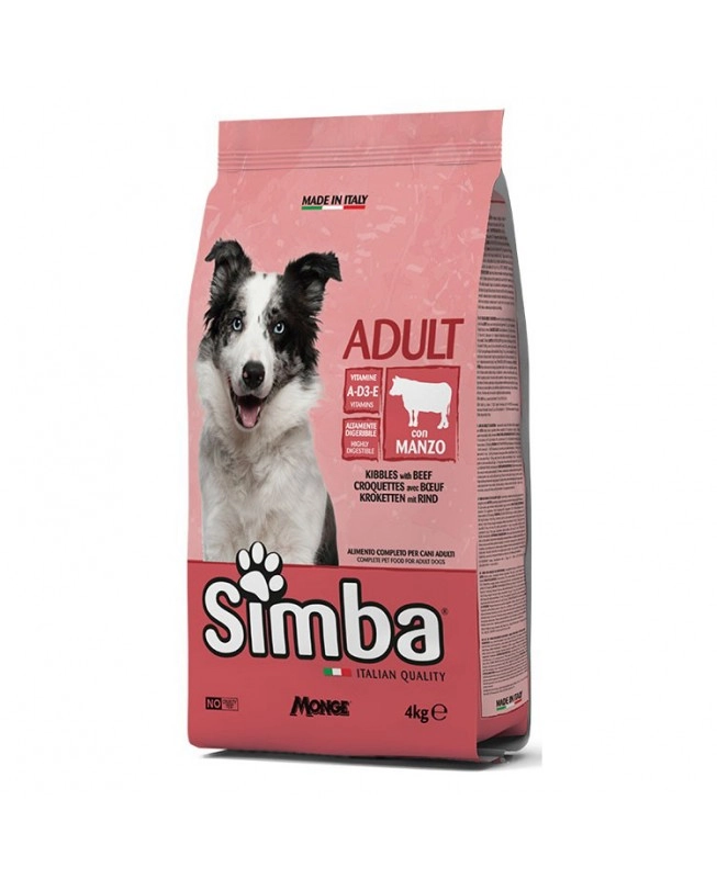 SIMBA DOG CROQUETTE MEAT 4KG