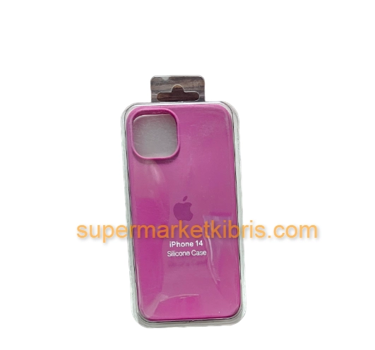 IPHONE 14 SILIKON KILIF PEMBE