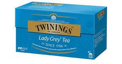 TWININGS LADY GREY T-BAGS 25S