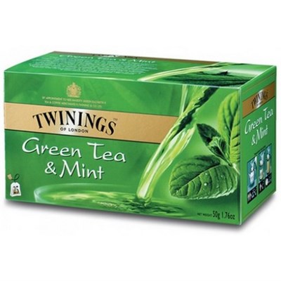 TWININGS GREENTEA&MINT TEABAG