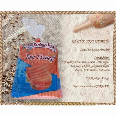 KARDEŞLER TOST EKMEĞİ KÜÇÜK
