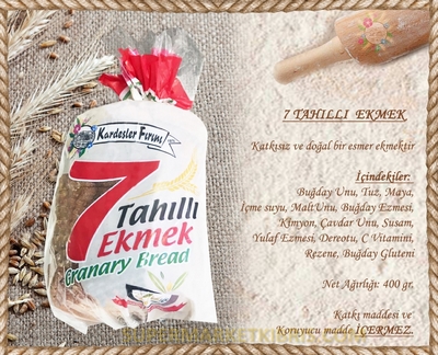 KARDEŞLER 7 TAHILLI EKMEK