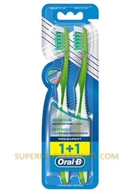 ORAL B PRO-EXPERT MASSAGER 1+1 DİŞ FIRÇASI MEDİUM