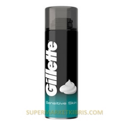 GİLLETTE TIRAŞ KÖPÜĞÜ HASSAS 200ML