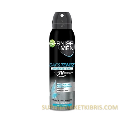 GARNİER MEN DEO SAF TEMİZ
