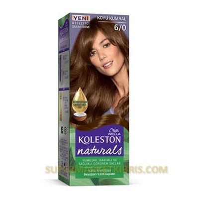 KOLESTON SAÇ BOYASI NATURALS 6-0 KOYU KUMRAL