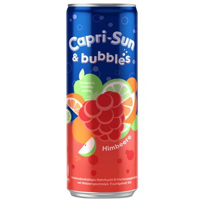 CAPRI SUN BUBBLES RASPBERRY 330ML