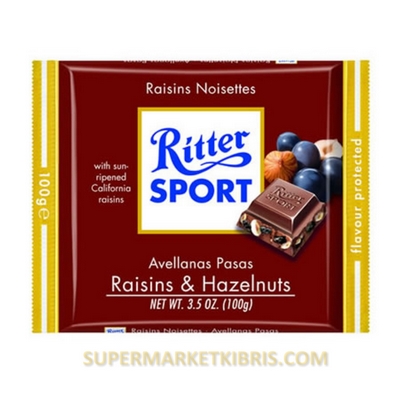 RITTER SPORT RAISING& HAZELNUT