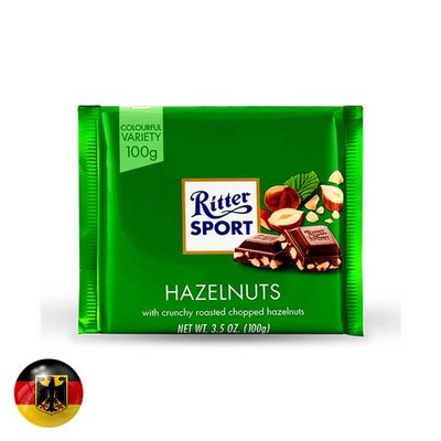 RITTER CHOPPED HAZELNUTS 100GR