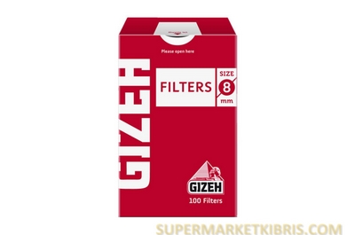 GIZEH EXP.FILTER RED 100LU