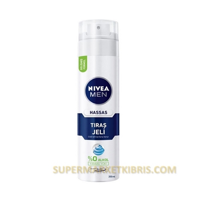NİVEA MEN TIRAŞ JELİ HASSAS 200ML