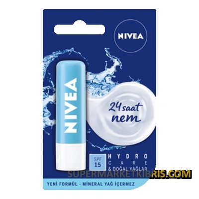 NİVEA DUDAK KORUYUCU LİP KREM HYDRO CARE 4,8GR