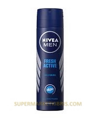 NİVEA MEN DEODORANT FRESH ACTİVE HIZLI KORUMA 150 