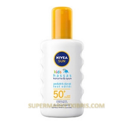 NİVEA SUN KİDS HASSAS KORUMA GÜNEŞ SPREYİ 50+ 200ML