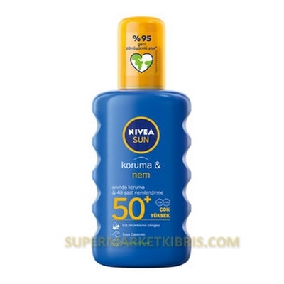 NİVEA SUN KORUMA &AMP; NEM GÜNEŞ KREMİ 50+ 200ML
