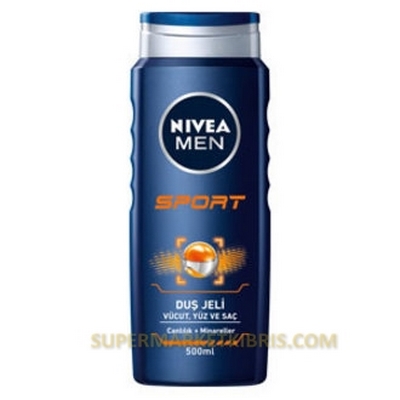 NİVEA MEN SPORT SAÇ VE VÜCUT ŞAMPUANI 500ML