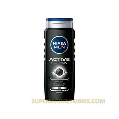 NİVEA MEN DUŞ JELİ AKTİVE CLEAN 500ML