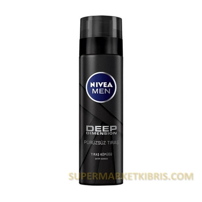 NİVEA MEN TRAŞ KÖPÜĞÜ DEEP DİMENSION 200ML