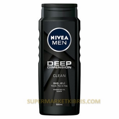 NİVEA MEN DUŞ JELİ DEEP DİMENSİON 500ML