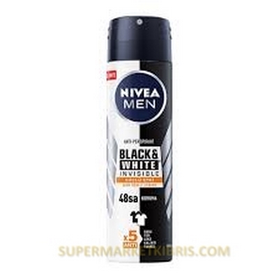 NIVEA SPREY INVB&W ANTI PERSPIRANT MAN 150ML