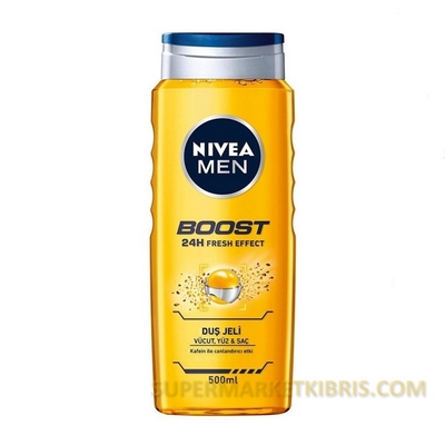 NİVEA SHOWER JEL BOOST 500ML