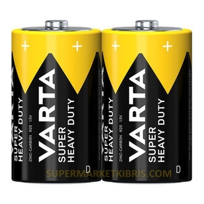 VARTA SUPER LIFE BUYUK PIL 2LI