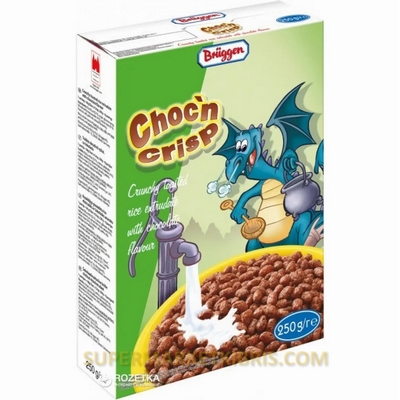 BRUGGEN CHOC CRISP 250GR