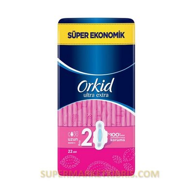 ORKİD ULTRA EXTRA UZUN HİJYENİK PED 26 ADET