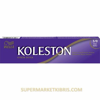 KOLESTON KALICI KREM SAÇ BOYASI 3/0 KOYU KAHVE