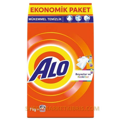 ALO AUTO.BEYAZ+RENKLI 7KG