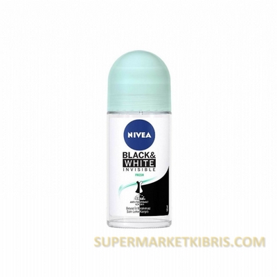 NİVEA ROLL-ON İNSİVİBLE BLACK&WHİTE UNİSEX 50ML