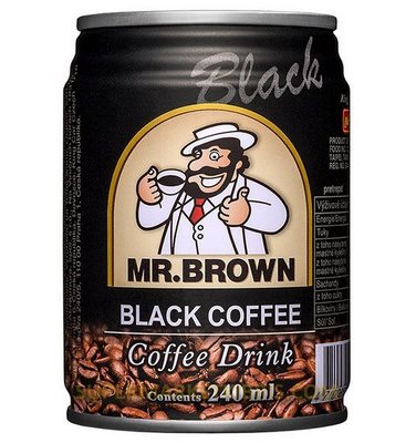 MR.BROWN BLACK COFFEE 240ML