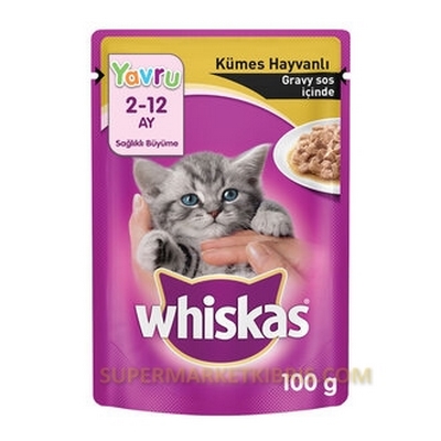 WHİSKAS CAT FOOD CHİCKEN 100G