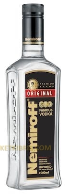 NEMIROFF DE LUXE VODKA 100CL
